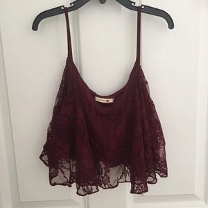 Lovely 153 Lace Crop Top
